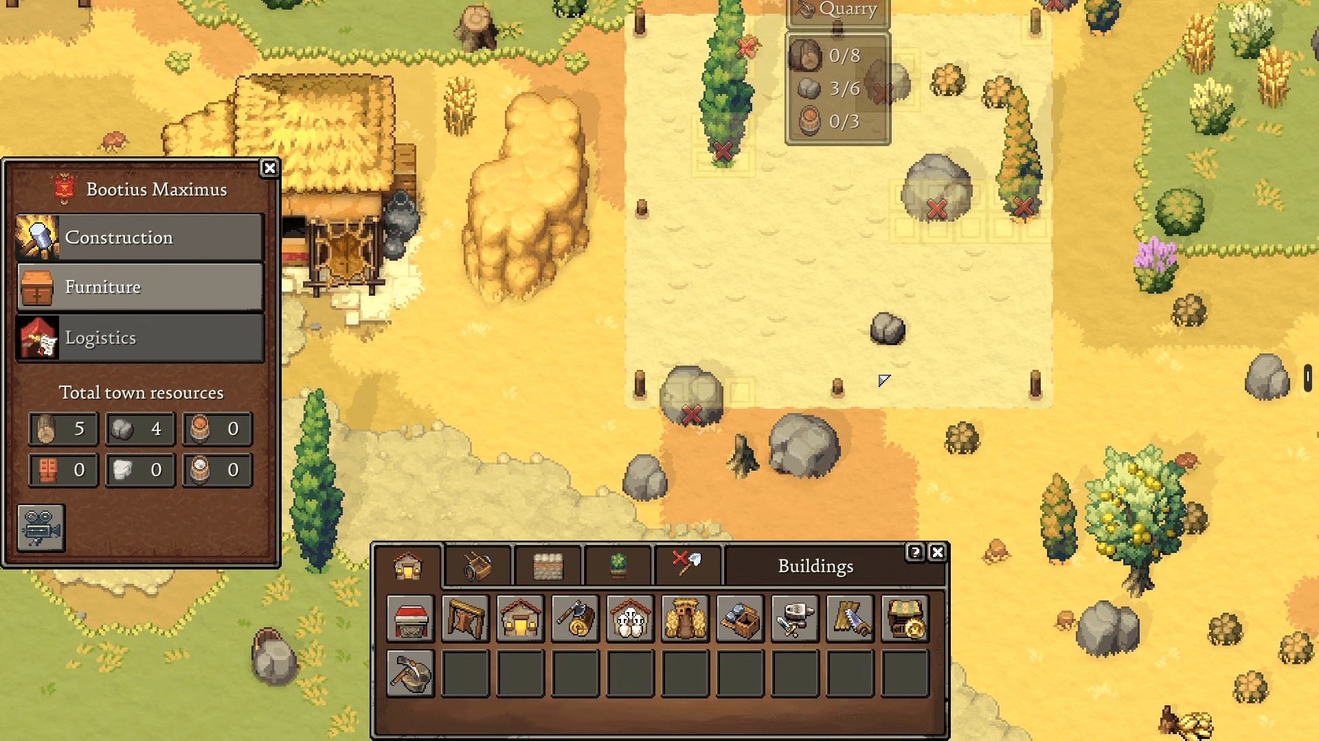 Romestead farming mechanics